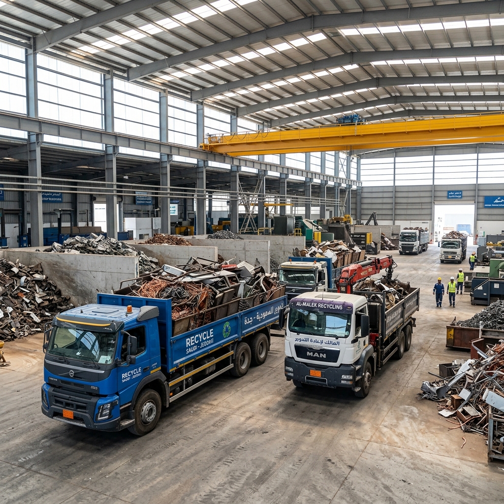 Jeddah Scrap Metal logistics truck